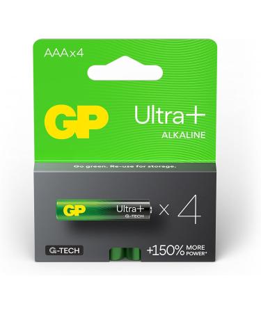 Buy AAA Battery GP Alkaline Ultra Plus 1.5V - Pack of 4 | International Shipping Available - Buy Online on GoSupps.com