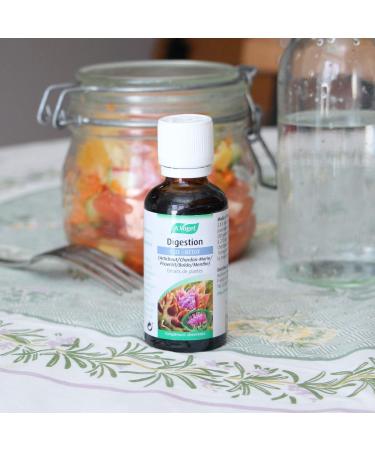 A.VOGEL - Food supplement Digestion - Detox liver - Reduces bloating and acid reflux - Milk thistle artichoke dandelion plant extract - Organic plant active ingredients -50 ml - Buy Online on GoSupps.com