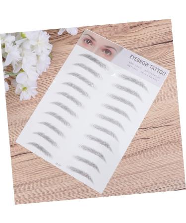 POPETPOP 4 Pcs 3d Eyebrow Stickers 4d Hair- Eyebrows Waterproof Stickers Imitation Eyebrow Water Proof Tool - Buy Online on GoSupps.com