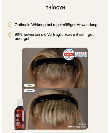 Thiocyn Hair Serum for Women - 3x150ml | Boost Hair Growth | Fight Hair Loss with Thiocyanate Biocyanate Biotin & Riboflavin - Buy Online on GoSupps.com