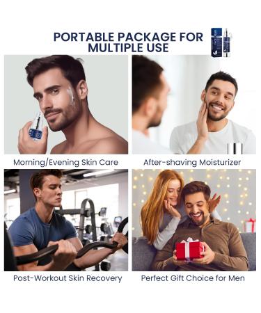 Uttse 6-in-1 Mens Face Moisturizer: Face Cream for Men - Reduce the Look of Eye Bags, Dark Circles, and Puffiness - Skin Care for Men - 1.7 fl oz - Made in Korea - Buy Online on GoSupps.com