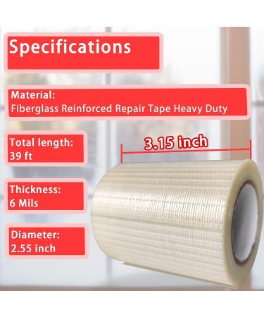 39FT Birllaid RV Awning Repair Tape - Waterproof Sail Tape for Canvas Tent, Tarp, Boat Covers - Tear Repair Patch Kit - Buy Online on GoSupps.com