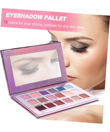WOONEKY 1pc 15 Portable Eyeshadow Compact Eyeshadow Palette Cosmetic Eye Shadows Cosmetic Pallet - Buy Online on GoSupps.com