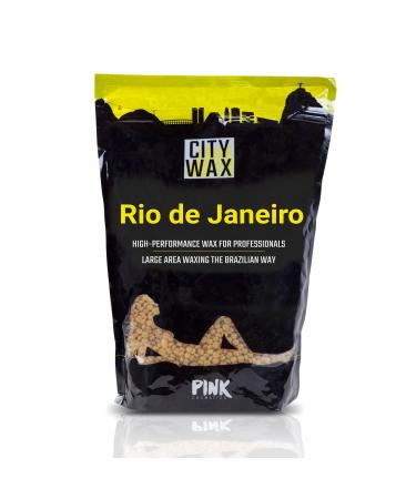 RIO CITY WAX 1000g - Stripless Professional Hot Wax Beads for economical waxing - Full Body Hard Wax Beans - Hair Removal Wax - Bikini Wax Rio 1000g