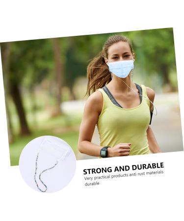 Buy Minkissy 2 pcs Glasses Mask Chain & Straps | Portable Pearl Lanyard for Eyewear & Face Masks | International Shipping Available - Buy Online on GoSupps.com