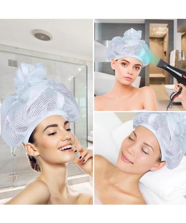 Net Plopping Cap for Curly Hair - Reusable Hood for Drying & Wrapping Hair | Perfect for Women & Girls - Buy Online on GoSupps.com