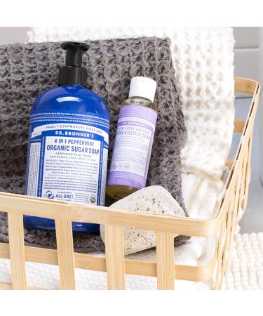 Dr. Bronner's 4oz Pure-Castile Liquid Soap Variety Pack - Peppermint Lavender Tea Tree Eucalyptus Almond - Organic Oils - 18-in-1 Uses - Buy Online on GoSupps.com