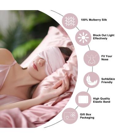 Luxury 100% Mulberry Silk Sleep Mask - Soft Breathable Eye Shade for Men & Women - Blocks Light & Reduces Puffy Eyes - Perfect Gift (Grey - Buy Online on GoSupps.com