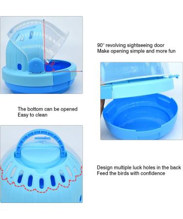 Bird Carrier Space Capsule Portable Warm Parrot Outing Cage Breathable Travel Cage Lightweight Bird Carrier and Small Animals Carrier 7.286.5inch - Buy Online on GoSupps.com