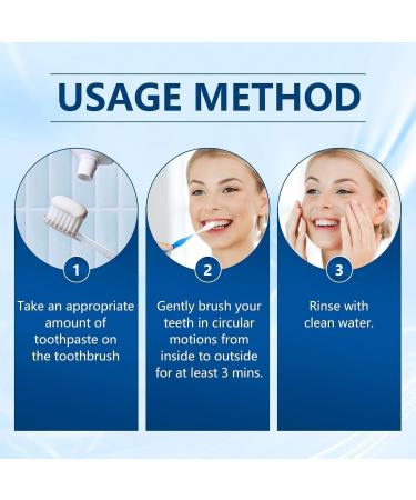 Hydroxyapatite Toothpaste Hidroxiapatita Toothpastes for Advanced Enamel Protection Fluoride-Free Toothpaste for Sensitive Teeth 4.23oz (2pcs) - Buy Online on GoSupps.com