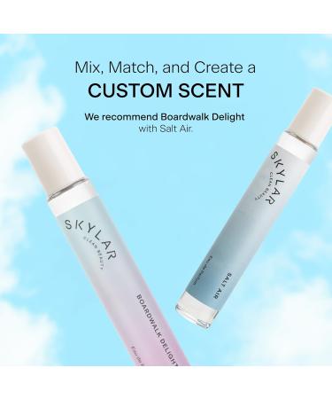 Skylar Boardwalk Delight Eau de Parfum - Hypoallergenic & Clean Perfume for Women & Men Vegan & Safe for Sensitive Skin - Notes of Cotton Candy Vanilla & Coconut Milk - 10mL /0.33 Fl oz - Buy Online on GoSupps.com