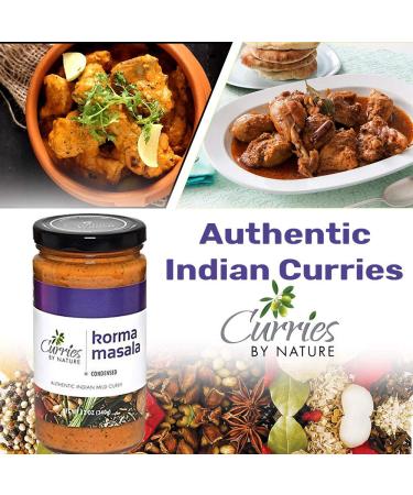 Korma Masala Curry Sauce - Gluten Free, Olive Oil, 12oz 6-Pack | Curries By Nature - Buy Online on GoSupps.com