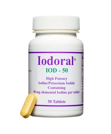 Optimox Corporation Iodoral IOD-50 50 mg 30 Tablets