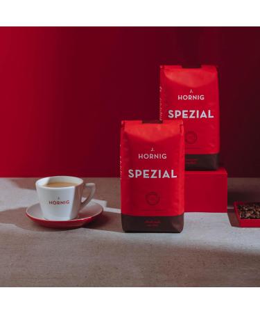 J. Hornig Coffee Beans Special 500g whole beans mild flavour chocolatey taste for automatic coffee machines filter coffee makers and espresso coffee makers - Buy Online on GoSupps.com