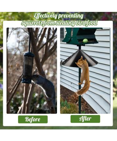 Wensdr 2 Packs Extra Large Squirrel Baffle for Bird Feeder Pole 18 Inches Outside Squirrel Guard Pole Mount Stopper Squirrel Snake Stopper - Buy Online on GoSupps.com