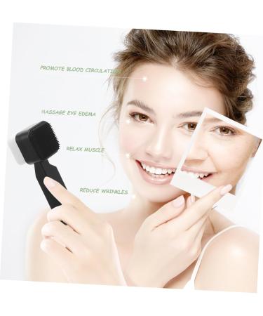  BIUDECO Facial Cleansing Brush Square Face Scrub Facial Brush Manual Facial Brush Facial Brush Exfoliating Cosmetic Man Silica Gel Cleaner - Buy Online on GoSupps.com