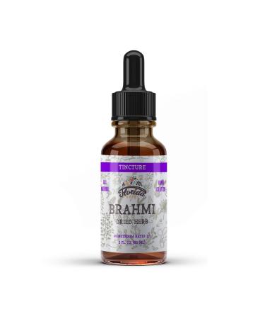 Brahmi Liquid Extract Organic Brahmi (Bacopa Monnieri) Dried Herb Tincture Herbal Supplement Non-GMO in Cold-Pressed Organic Vegetable Glycerin 700 mg 4 oz (120 ml) 4 Ounce