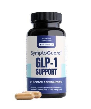 Natural GLP-1 Supplement Support Vitamin for Digestive Comfort and Energy Levels with Pre and Probiotics Vitamin D3/B12 Chromium and Ginger Root 60 Capsules (30 Day Supply)