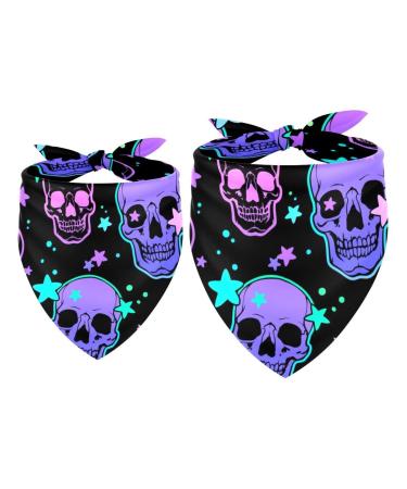 Dog Scarf Triangular Scarf for Small Medium and Large Dogs and Cats Triangular Scarf Triangular Scarf 2 Pieces Colorful 6