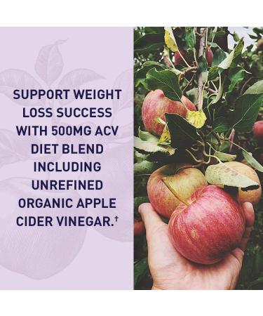 Organic ACV Diet Gummies by Garden of Life - 63 Vegan Gummies with Svetol Green Coffee Bean Extract for Weight Loss & Detox - Buy Online on GoSupps.com
