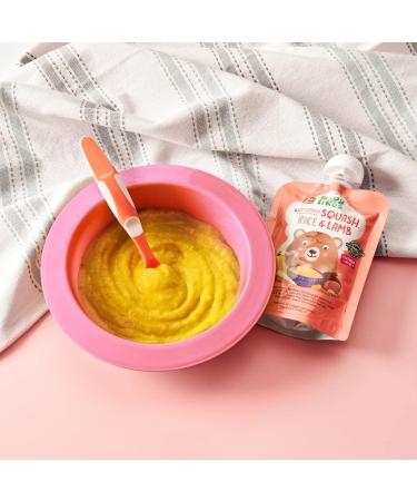 Organic Butternut Squash Rice and Lamb Baby Puree - 130g | Halal | 7+ Months - Buy Online on GoSupps.com
