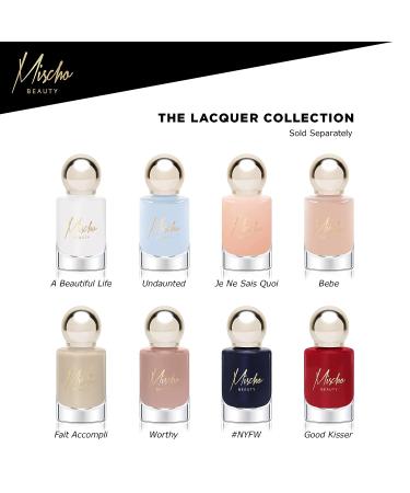Mischo Luxe Top Coat 0.37 fl oz - Durable Chip-Resistant Sealant | Fast Dry, UV Protection, Salon Quality | Vegan, 10 Free, Cruelty Free - Buy Online on GoSupps.com