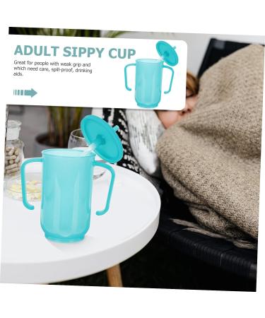 5pcs Elderly Feeding Mug Set | Leak-proof Nursing Straw Cups | Bedridden & Disabled Care | Spillproof Training Tumbler | Exclusive Bluex5pcs - Buy Online on GoSupps.com