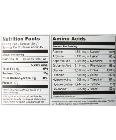 Vital Proteins Beef Gelatin Unflavored - 2 lbs (907 g) | High-Quality Collagen Supplement - Buy Online on GoSupps.com