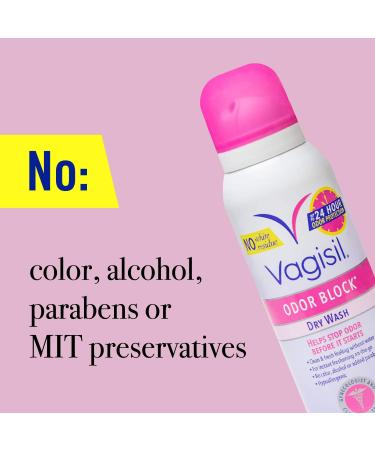 Vagisil Odor Block Multipack: 20 Feminine Wipes & Dry Wash Deodorant Spray - Buy Online on GoSupps.com
