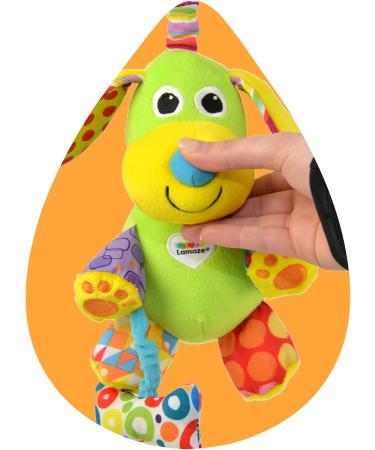 Buy LAMAZE Pupsqueak Clip-On Newborn Baby Toy | Sensory Plush Toy for Babies 0-6 Months | International Shipping Available - Buy Online on GoSupps.com