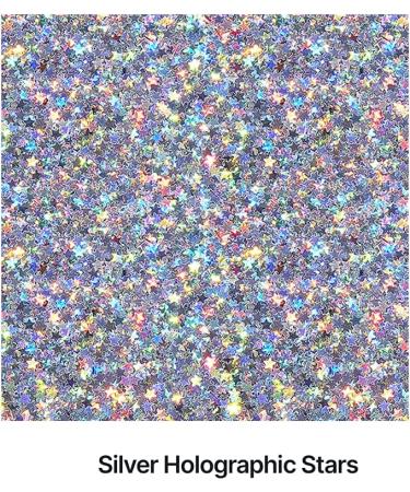v1rtus Glitter Paint Additive - 100g Silver Stars Holographic for Stunning Effects - International Shipping Available - Buy Online on GoSupps.com