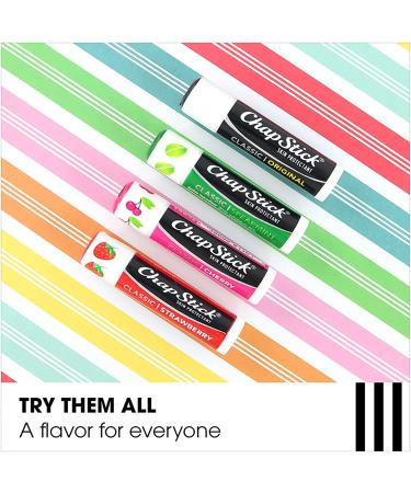 Chapstick Classic Lip Care - Skin Protectant, 3 Sticks (0.15 oz Each) - Buy Online on GoSupps.com