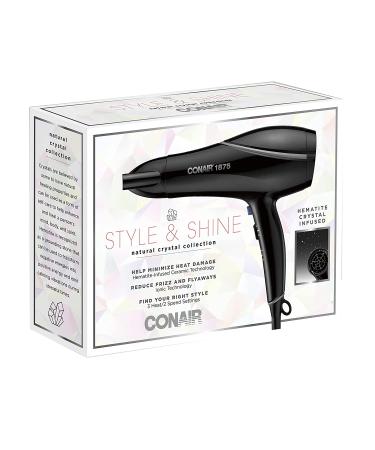 Conair 1875 Watt Shine & Style Hair Dryer - Professional Hair Styling Tool - Buy Online on GoSupps.com