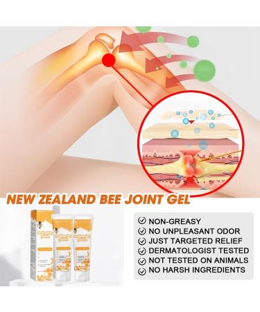 New Bee Venom Gel & Extract - Herbal Honey Gel Cream for All Skin Types (30ml x 2) | Joint Support & Skin Care - Buy Online on GoSupps.com