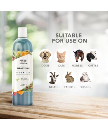 WAHL Jet Black Pet Shampoo 500ml - Premium Quality for Dogs & Cats | Best International Shipping - Buy Online on GoSupps.com