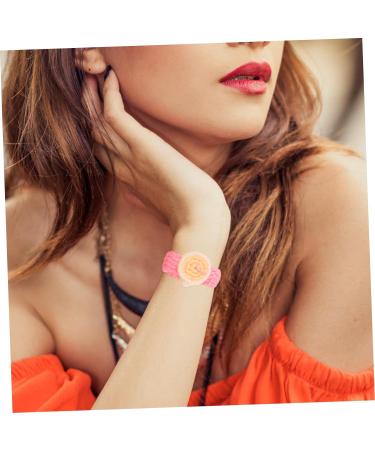 COHEALI 4 Pcs Woven Watch Initial Bracelets for Couples Matching Bracelets for Couples Matching Watches for Couples Wave Rope Bracelet Watch Bracelet Accessories Yarn Men and Women Strap Assorted Color 3x2pcs 19.5X4.5X1CMx2pcs - Buy Online on GoSupps.com