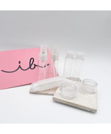Invisibobble Travel Bottles Set - 7 Leakproof Refillable Travel Bottles for Cosmetics & Liquids | Perfect Travel Kit for Shampoo & More - Buy Online on GoSupps.com