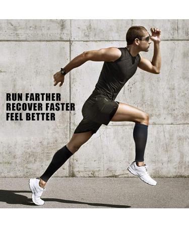 Beister Calf Compression Sleeves - Unisex Footless Shin Splint Support Socks XL - Buy Online on GoSupps.com