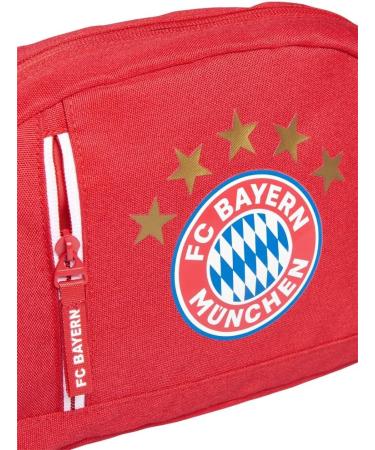 FC Bayern Munich Toiletry Bag | 5-Star Red Wash Bag | Official FCB Merchandise - Buy Online on GoSupps.com
