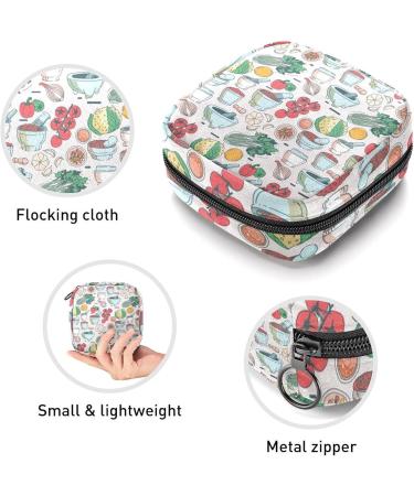 Shop Women's Portable Period Kit | Colored Vegetable Storage Bags - Perfect for Girls - Buy Online on GoSupps.com