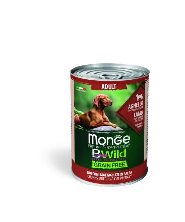 Monge Bwild Dog Adult Grain Free - Lamb 1 Can 400 g