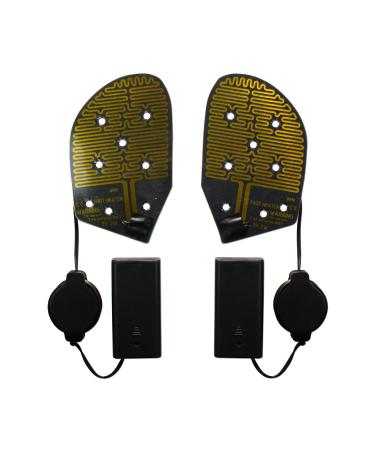 Cozy Products Cozy Feet Ultra-Thin Reusable Heated Shoe Inserts - AA Battery-Powered Heated Insoles  Electric Foot Warmers