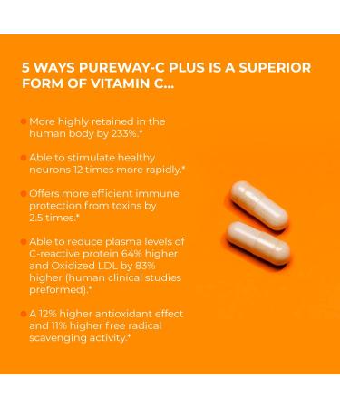 Jigsaw Health Pureway-C Plus 120 Capsules | L-Lysine & Quercefit Immunity Support - Buy Online on GoSupps.com
