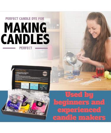 Soulsoy Candle Dye Coloring: 16 Vibrant Chips for 400 Candles - Soy Wax Color Dye - Natural Candle Making - Mobile App for Multicolor Effects - Buy Online on GoSupps.com