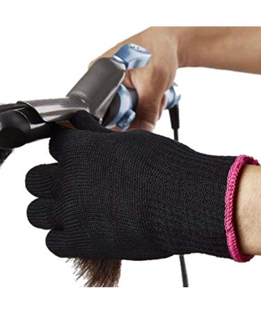 2 Heat Resistant Gloves for Hair Styling Heat Blocking for Curling Flat Iron and Curling Wand Suitable for Left and Right Hands - Buy Online on GoSupps.com