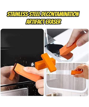Stainless Steel Stain Eraser Stainless Steel Decontamination Artifact Eraser Glass Rust Remover Rubber for Steel Stainless Surface Kitchen (Color : 1pcs) - Buy Online on GoSupps.com