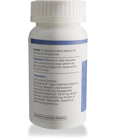 Kapiva Herbal Sound Sleep Capsules - 60 Capsules for Restful Sleep - Buy Online on GoSupps.com