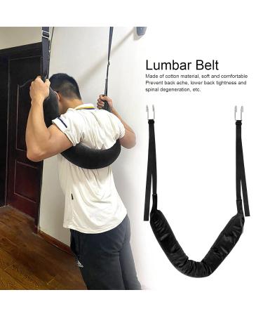 Yinhing Decompression Back Belt | Lumbar Support for Men & Women | Traction Device for Lower Back Pain Relief (Black) - Buy Online on GoSupps.com