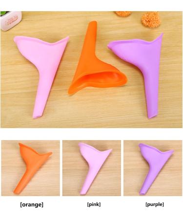 Portable Urinals Pee Funnel for Women Standing Piss Female Urinal Funnel for Travel Femme Urinating Device Portable Toilet Emergency Camping for Men Women (Color : Orange 1pc) - Buy Online on GoSupps.com