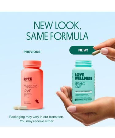 Love Wellness Metabolove | Stimulant-Free Metabolism Booster for Weight Support & Energy | Vegan Gluten-Free Supplement | 60 Capsules - Buy Online on GoSupps.com